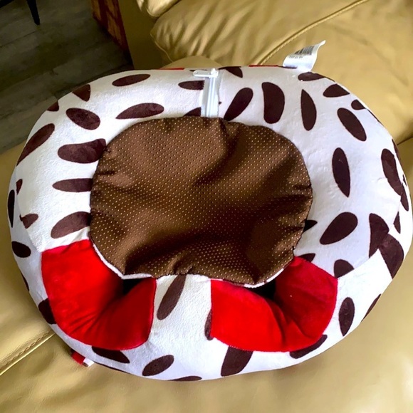 Nine Months Sober Baby Sofa Sitting Support Pillow, Cow Black and White Print - Picture 12 of 15